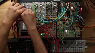 Upbeat modular jam  Eurorack subharmonicon and op1 [upl. by Yehudit105]