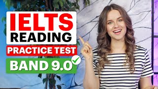 Get 4040 on IELTS READING  Practice Test with Answers Question Types  Strategies Band 90 IELTS [upl. by Noryt]