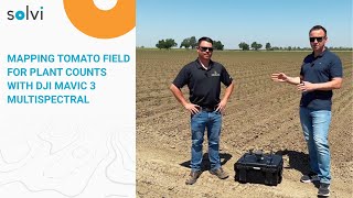 Mapping Tomato Field for Plant Counts with DJI Mavic 3 Multispectral [upl. by Brookes]