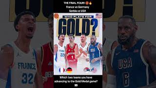 France vs Germany highlights 2024 Paris Olympic basketball semifinals [upl. by Benedix749]