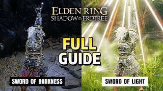 How to get the Sword Of Light and Sword Of Darkness in Elden Ring Shadow Of The Erdtree DLC [upl. by Falda525]