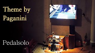 Variation on a theme by Paganini for OrganPedal G Piatigorsky Organ 이상명 [upl. by Inahet]