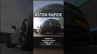 Gorgeous Aston Rapide V12 sound from Beards n Cars 💎 astonmartin rapide v12 v12sound aston [upl. by Donegan]