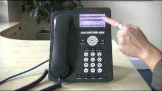 Using the call log function  Avaya IP Office 96 series telephone [upl. by Kieryt]