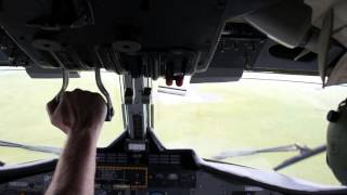 Landing to Benbecula with Twin Otter Scotland Loganair [upl. by Procto360]