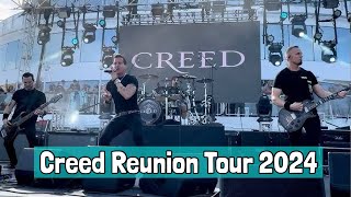 Creed  My Sacrifice Live 2024  Creed Reunion Tour 2024 [upl. by Afesoj509]