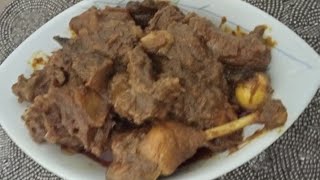 Deshi hasher mangsho bhunaSimple and tasty hasher mangsho bhuna recipe [upl. by Ahsurej]