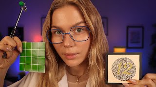 ASMR Focus Coordination amp Color Blind Vision Test RP  Medical RP [upl. by Aohsoj]