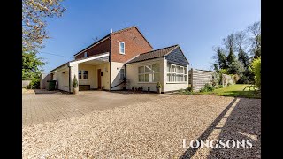 HOUSE TOUR UK Superb Country House For Sale £495000 Gooderstone Norfolk  Longsons Estate Agents [upl. by Acirtal]