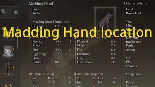 ELDEN RING dlc  Madding Hand location [upl. by Ecinnahs505]