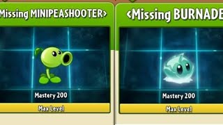 Minipeashooter and Burnade  Unused PvZ2 Plants [upl. by Amleht743]