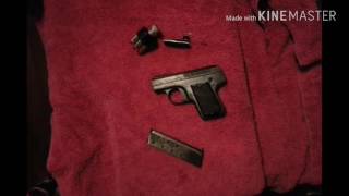 Bayard 765cal officers vest pistol disassembly field stripping [upl. by Cassius]