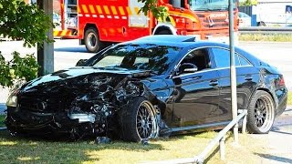 Mercedes Benz Crash Compilation Best Mercedes Accident and Crashes Part 4 [upl. by Annahsed]