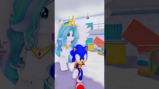 Shin Sonic helps in My Little Ponys Prison Run [upl. by Eceirtal]