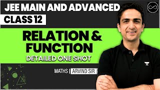 Relation amp Function Class 12  JEE Main amp Advanced [upl. by Noivert]