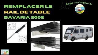 Fixation du rail dune Table de Camping car [upl. by Ateikan]