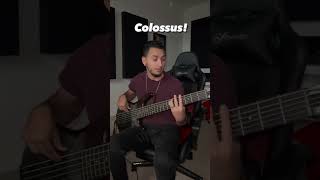 Jinjer  Colossus Bass metal jinjer metalbass [upl. by Arocat]