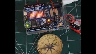 One Day Project Digital Compass using Arduino UNO R4 WiFi [upl. by Adiraf82]