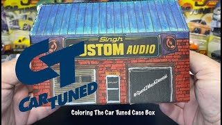 Customizing  Coloring Painting The Car Tuned Case Shipping Box Diecast Unboxing Series 1 MGA [upl. by Pattani282]