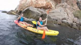 Kayak Playa Burriana  Nerja Malaga [upl. by Nyrek149]