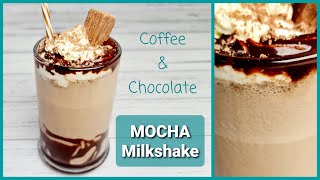 Mocha Milkshake  Coffee Milkshake [upl. by Naasah]