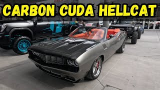 Carbon Fiber Cuda Hellcat [upl. by Yauqaj]