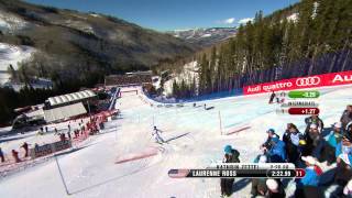 Laurenne Ross  14th Place  2015 World Champs  Super Combined [upl. by Oicatsana]