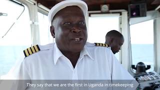 Lawrence Ligunda Ferry captain  Kalangala Infrastructure Services [upl. by Il988]