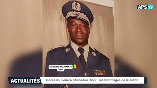 Décés du Général Mamadou Diop  les hommages de la nation [upl. by Olnek580]