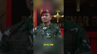 Danjen Kopassus Mayor Jenderal TNI Jhon Afriandi Mengucapkan Dirgahayu Brimob k 79 kopassus brimob [upl. by Leicester]