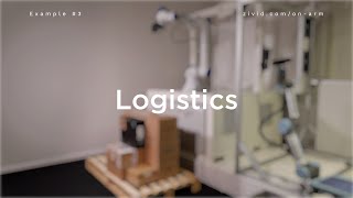 Robotic logistics  Robot mounted 3D camera example  by Zivid [upl. by Lombard]