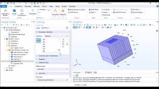 Heat Transfer in heat sink in COMSOL Part215 [upl. by Atnicaj]