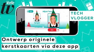 De manier om originele digitale kerstkaart te sturen  Libelle Techvlogger [upl. by Ailehpo923]