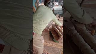 Babool ka palang banana easy woodwork short video [upl. by Sapers]