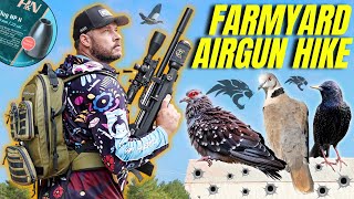 AIR RIFLE HIKING WITH FX WILDCAT COMPACT I FARMYARD PEST CONTROL [upl. by Dianna511]