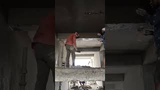 How to plaster beam  beam plaster kaise kre  plaster work plaster beam celling yt ytshots [upl. by Sulecram]