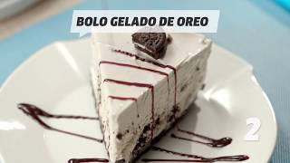 SOBREMESAS COM SORVETE E OREO Para comer em qualquer época do ano I receitas doces I VIX [upl. by Silda]