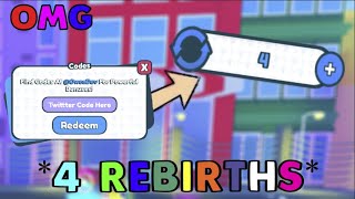 I GOT 4 REBIRTHS IN SPEEDMAN SIMULATOR  Roblox Speedman Simulator [upl. by Phalan]