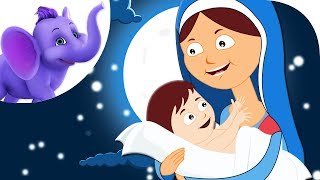 Silent Night with Lyrics  Kids Christmas Songs and Carols  Christmas 2018 [upl. by Ally]