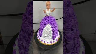 Barbie doll cake cakedecorating youtubeshorts trending shortvideo cake oasis [upl. by Stinky]