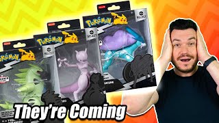 Jazwares Pokemon Figures Finally Revealed Plus More Collectibles [upl. by Yelrahs]