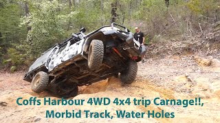 COFFS HARBOUR 4WD 4X4 TRIP  Carnage Morbid Track Water Holes  Episode 15 [upl. by Niple]