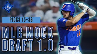 2023 MLB Mock Draft 10 Picks 1536 [upl. by Dart]