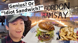 Is GORDON RAMSAY BURGER Worth The Hype Review in Vegas [upl. by Ettezyl]