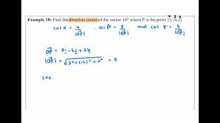 Direction cosines for a non zero vector part 2 [upl. by Scott486]