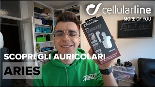 Recensione auricolari wireless Aries by Jakidale  Cellularline MoreOfYou [upl. by Adiazteb]