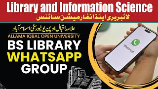 Join Whatsapp GroupBS Library amp Information scienceLIS Urdu [upl. by Kjersti]