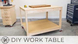 DIY Workbench  Work Table  How to Build [upl. by Sudnak730]