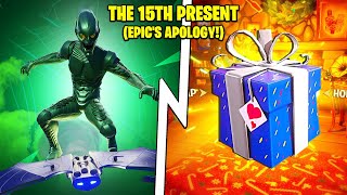 FORTNITE 15TH PRESENT Winterfest Green Goblin Secret Free Gift [upl. by Acinaj699]