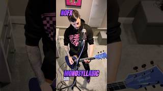 NOFX  Monosyllabic Girl  cover by James Pendle featuring Alessandro Vitiello on the drums 🤘🤘 [upl. by Niowtna793]